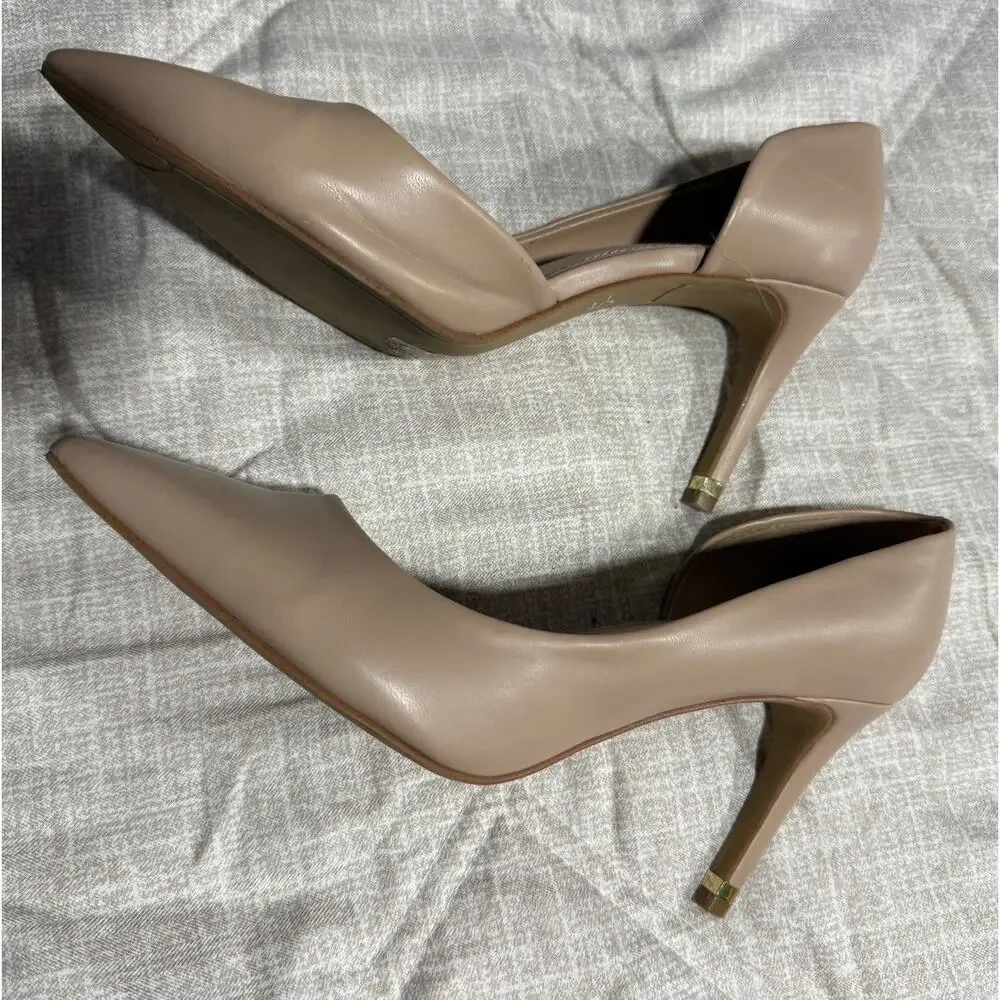 Kelly & Katie Driella Heels D'orsay Pumps Women's Size 9.5 EU 40.5 Nude Pink